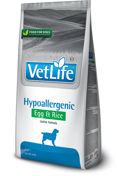 Vet Life Hypoallergenic egg&rice 12kg